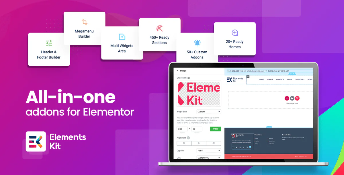 ElementsKit Pro All In One Addons for Elementor Page Builder Plugin