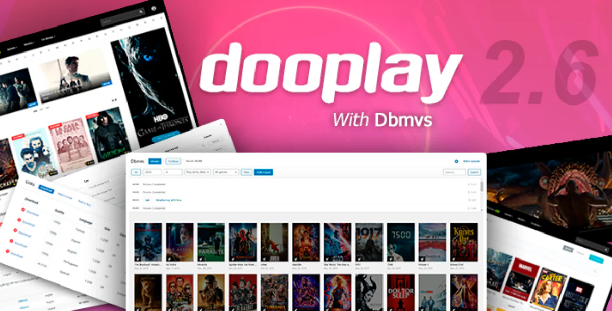 Dooplay Movies Website Wordpress Themes 2.5.5