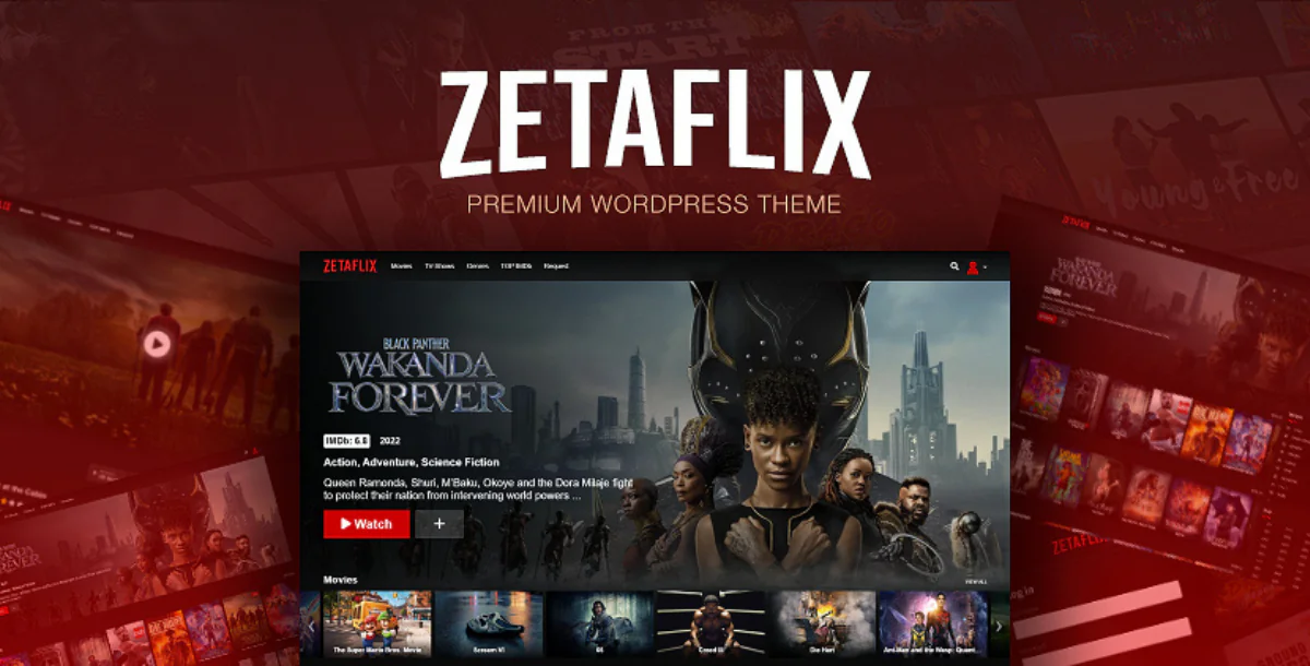 ZetaFlix Wordpress Theme