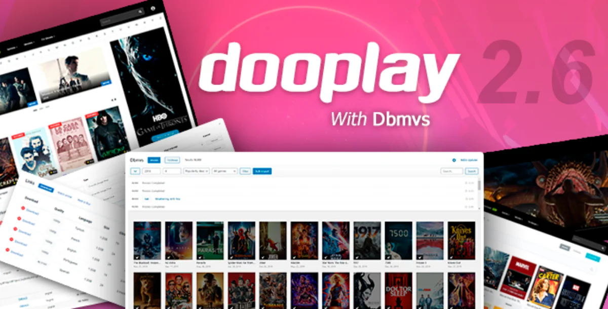 DooPlay theme WordPress for movies and TVShows by Doothemes