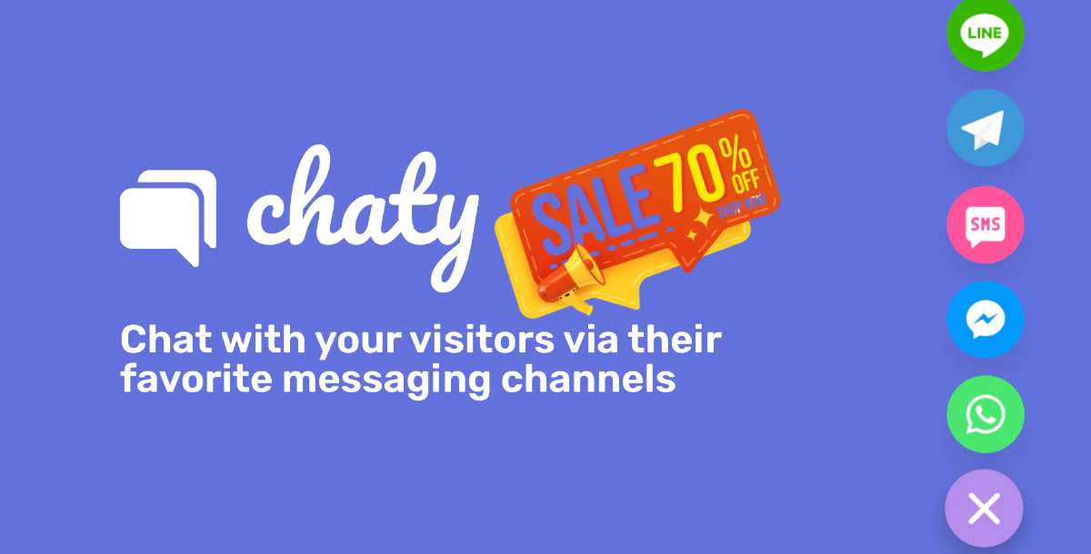 Chaty WhatsApp Messenger Telegram Email SMS Maps Chat & Call button Wp Plugin